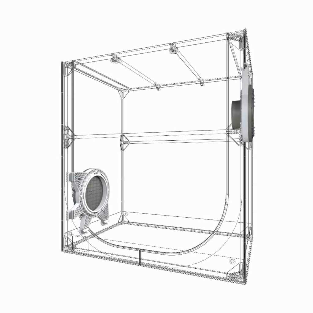 Secret Jardin Dark Propagator DP90 Rev. 4.0 | 90x60x98cm – Bild 2