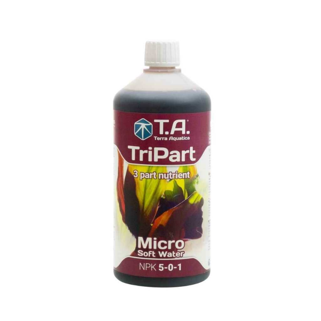 TriPart Micro | Spurenelemente & Mineralstoffe (weiches Wasser) | 1L | Terra Aquatica